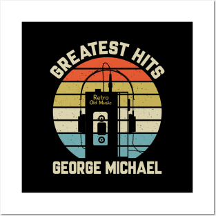 Greatest Hits George Retro Walkman Michael Vintage Art Posters and Art